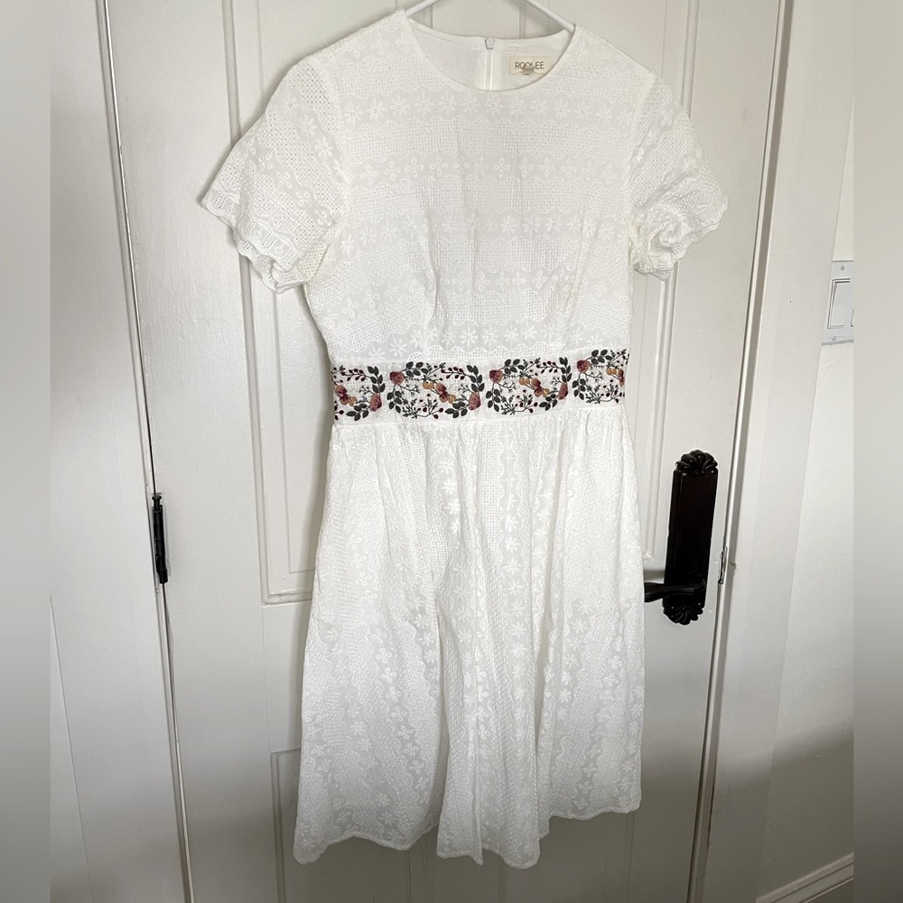 Roolee Lace Floral Dress XS